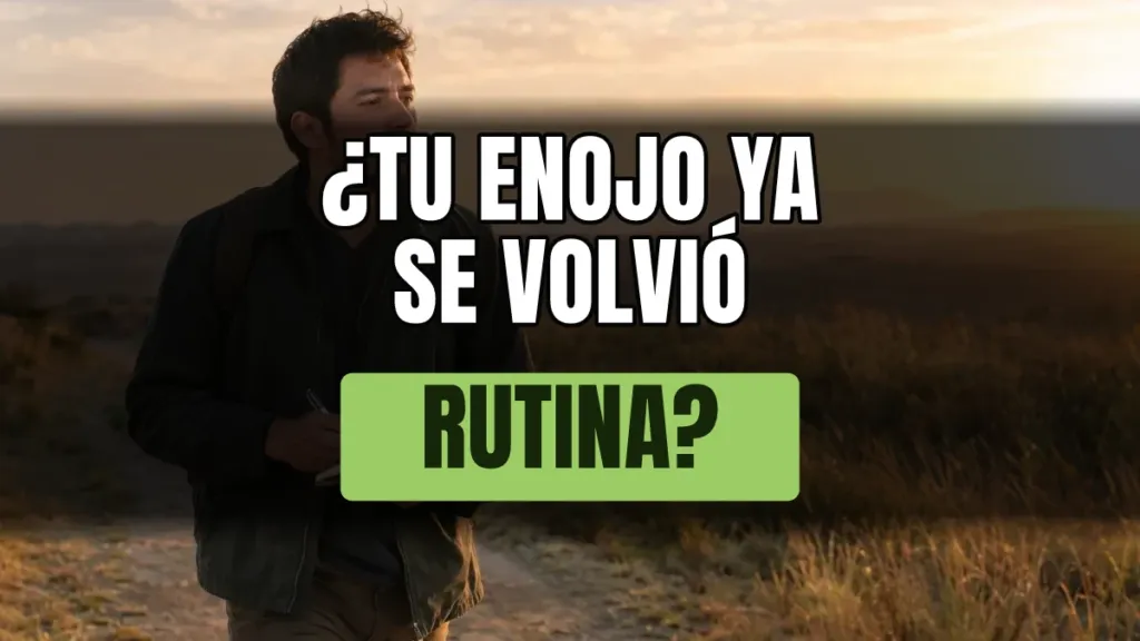 Llevo años enojado con Dios: ¿y si ya es costumbre?