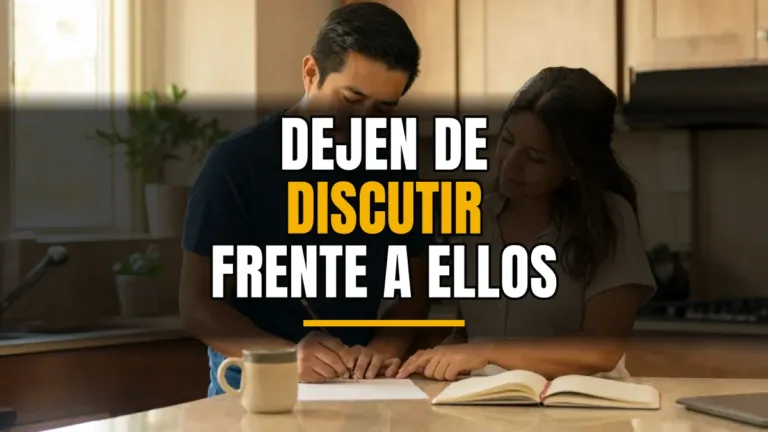 Mi esposo y yo no estamos de acuerdo en la crianza: plan de 7 días
