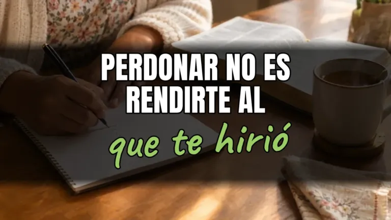 Perdonar a quien abusó de ti sin justificar lo que hizo