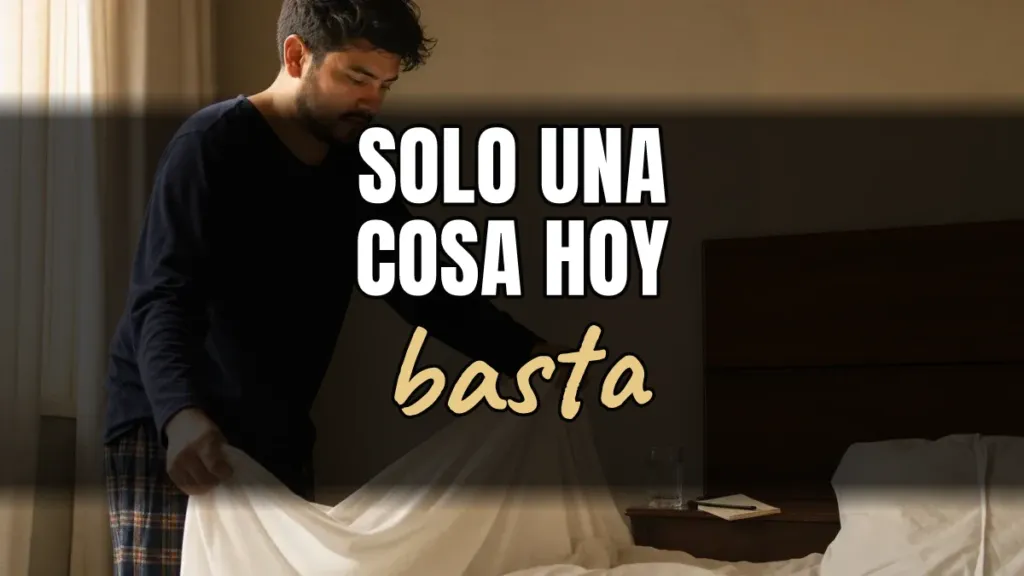 Perdí toda mi rutina por la depresión: empieza con una sola cosa