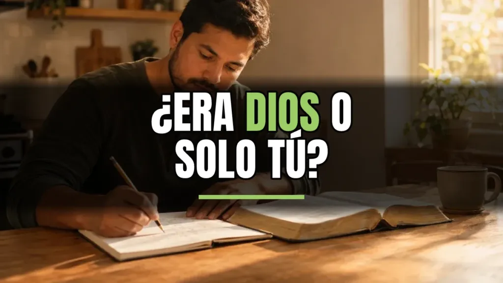 ¿Era Dios o mi imaginación? ¿Cómo discernir lo que escuchas?