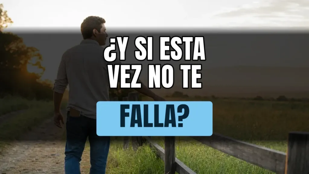 Miedo a que Dios te falle de nuevo: baja la guardia sin riesgo