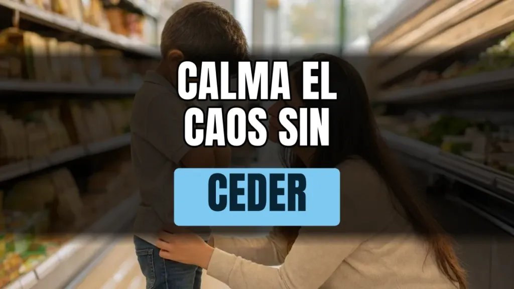 Berrinche en público: plan calmado de 4 pasos para padres — Calma el caos sin ceder