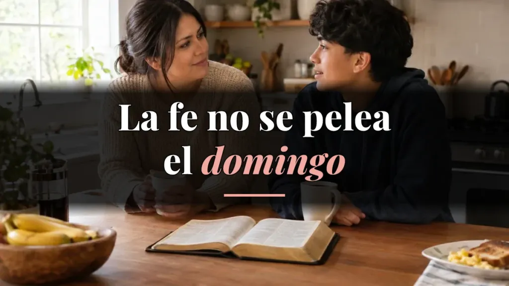 Mi hijo no quiere ir a la iglesia: 7 maneras de mantener viva su fe