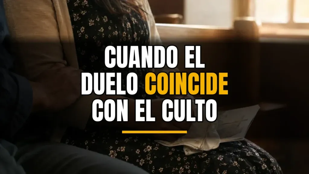 Ir a la iglesia después de perder a un ser querido