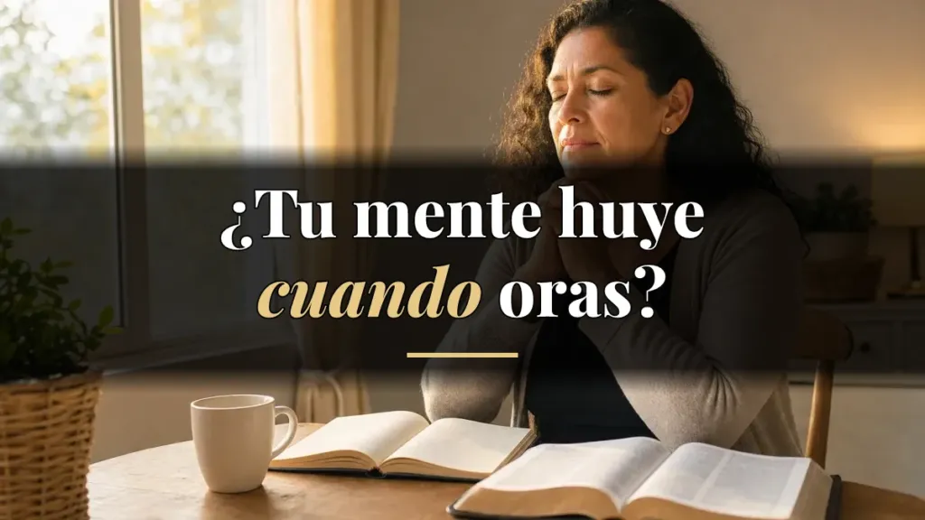 Cómo dejar de distraerte cuando oras: plan de 7 días — ¿Tu mente huye cuando oras?