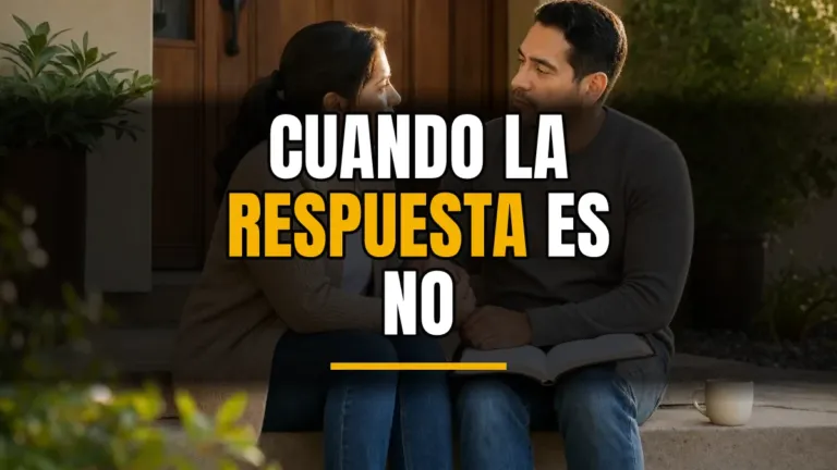 Cuando Dios dice no a tu oración: ¿qué hacer?