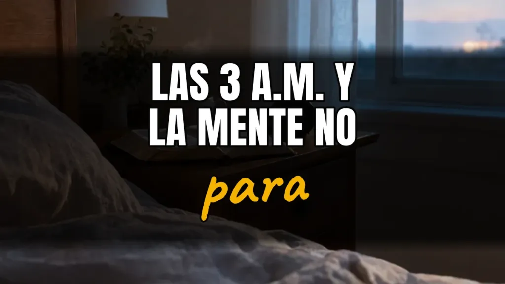 No puedo dormir por la ansiedad: ¿qué hago en la madrugada?