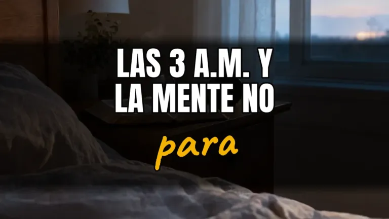 No puedo dormir por la ansiedad: ¿qué hago en la madrugada?