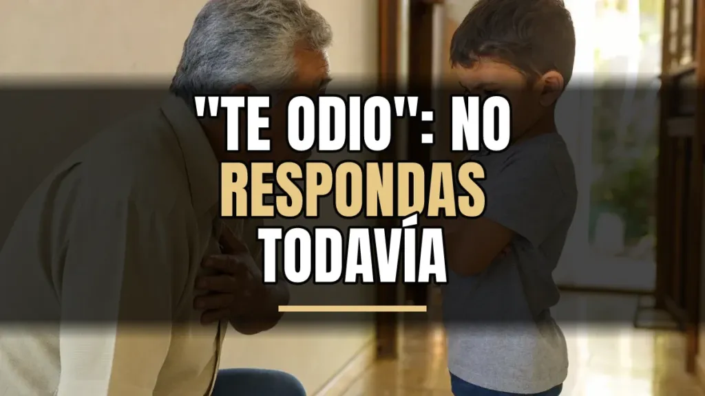 Mi hijo me dice que me odia: ¿cómo responder sin explotar?