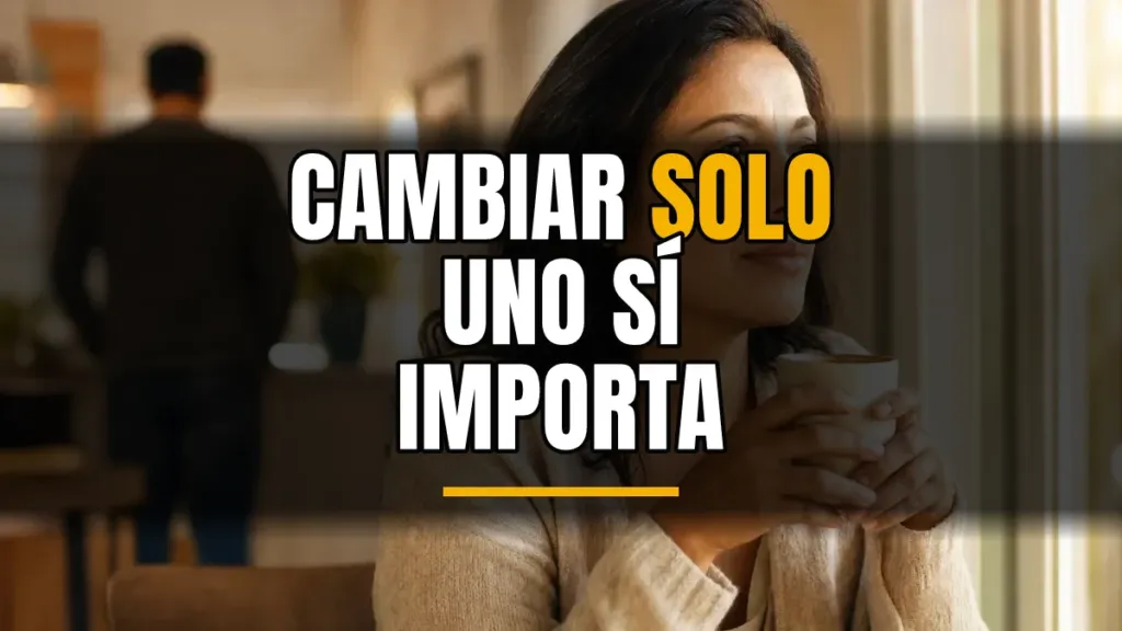 Mi esposo no quiere cambiar: ¿qué puedo hacer yo sola?