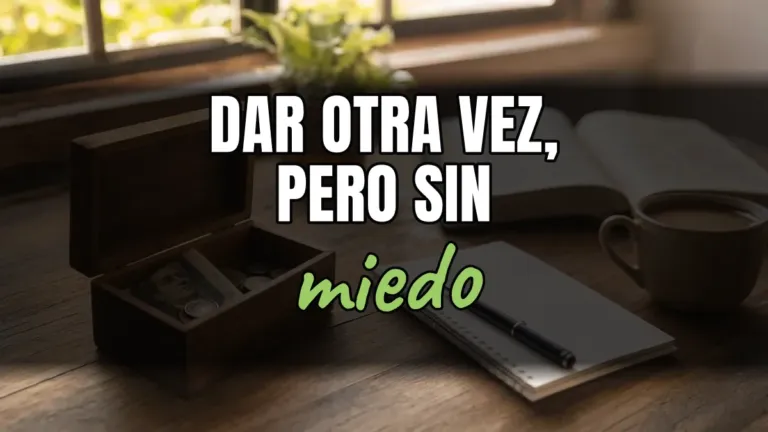 Diezmar tras la herida: ¿cómo dar sin culpa?