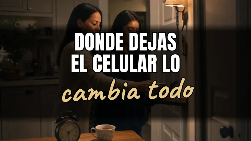 El celular en la noche: plan práctico para no caer