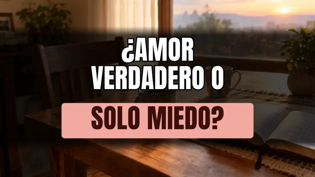¿Sigues con tu esposo por amor o por miedo a la soledad?