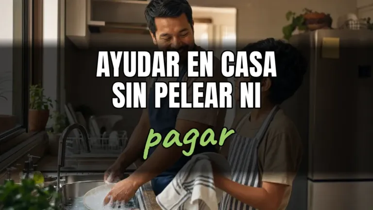 Cómo hacer que mis hijos ayuden en casa sin pelear