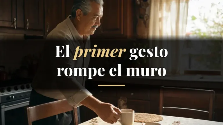Llevamos semanas sin hablar: ¿cómo rompo el silencio?