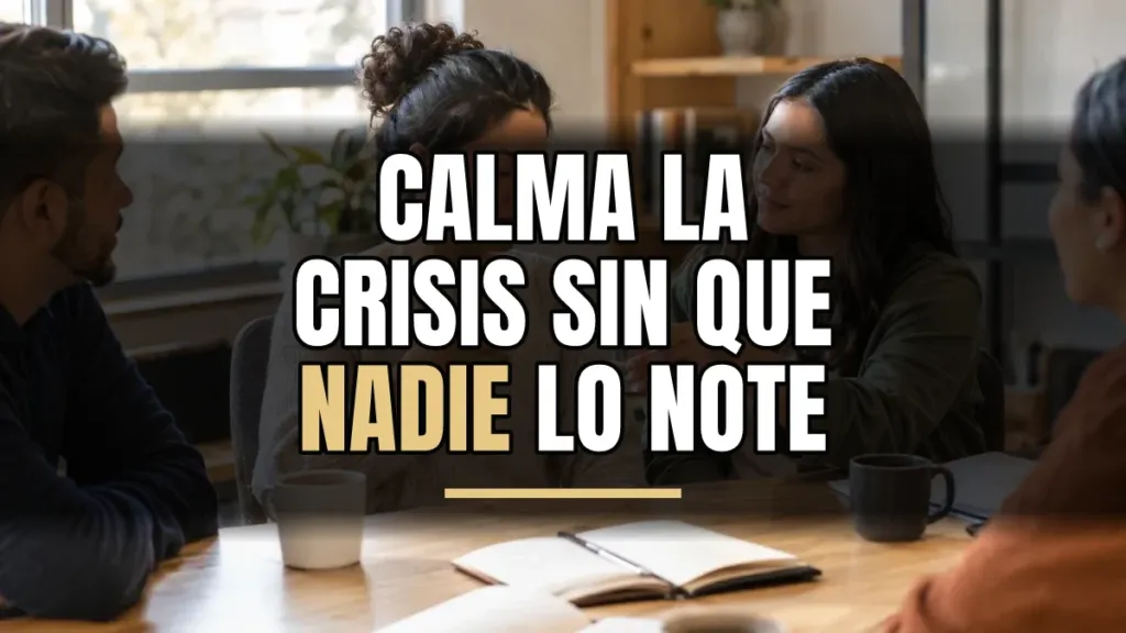 Ansiedad en una reunión: ¿cómo calmarte sin que nadie lo note?