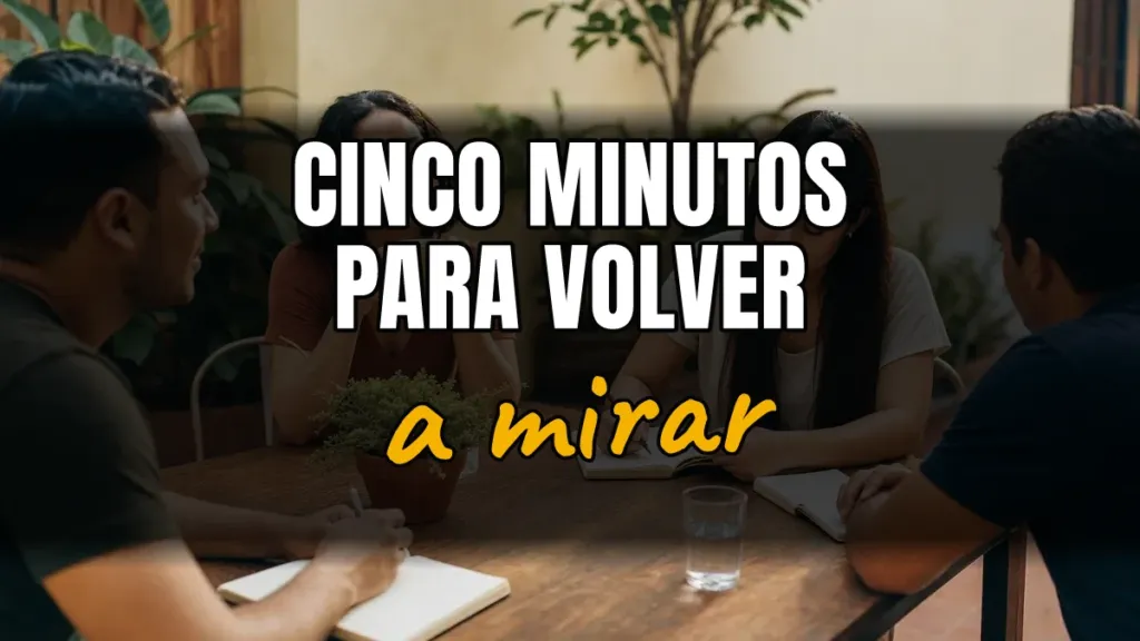 Diario de fe de 5 minutos: volver a notar a Dios sin presión