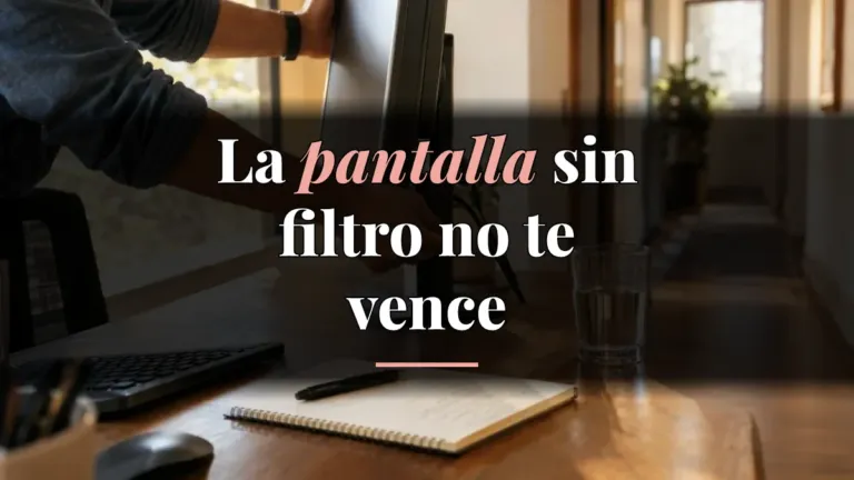 Cuidar mis ojos en el trabajo: plan de 7 días sin filtros