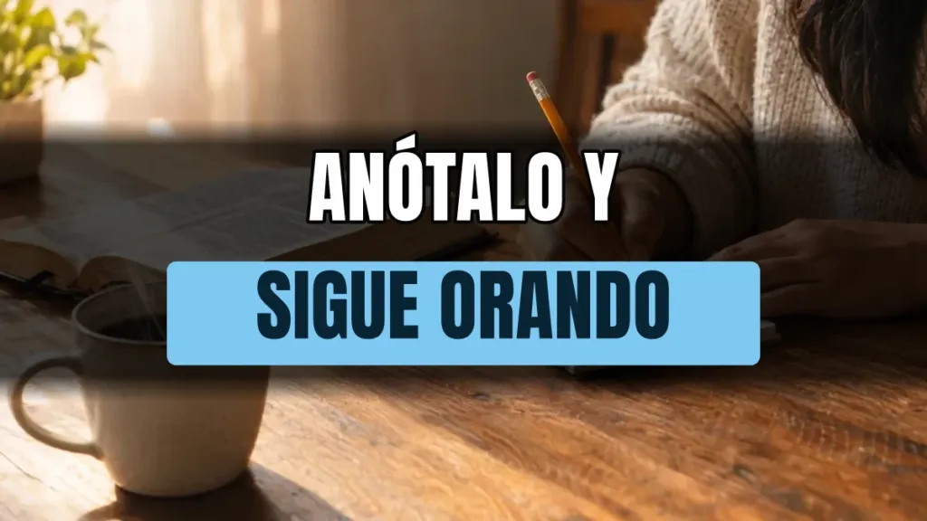 Me distraigo con pendientes cuando oro: ¿qué hago?