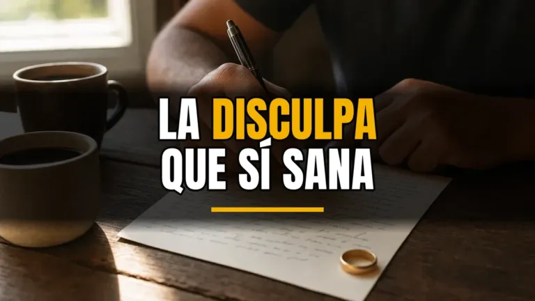 Cómo pedir perdón a tu cónyuge de una forma que sí sane