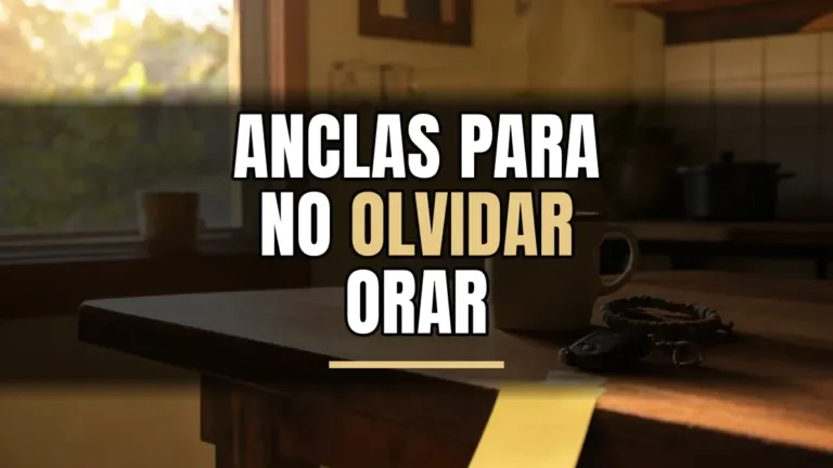 Siempre se me olvida orar: 7 maneras de recordarlo
