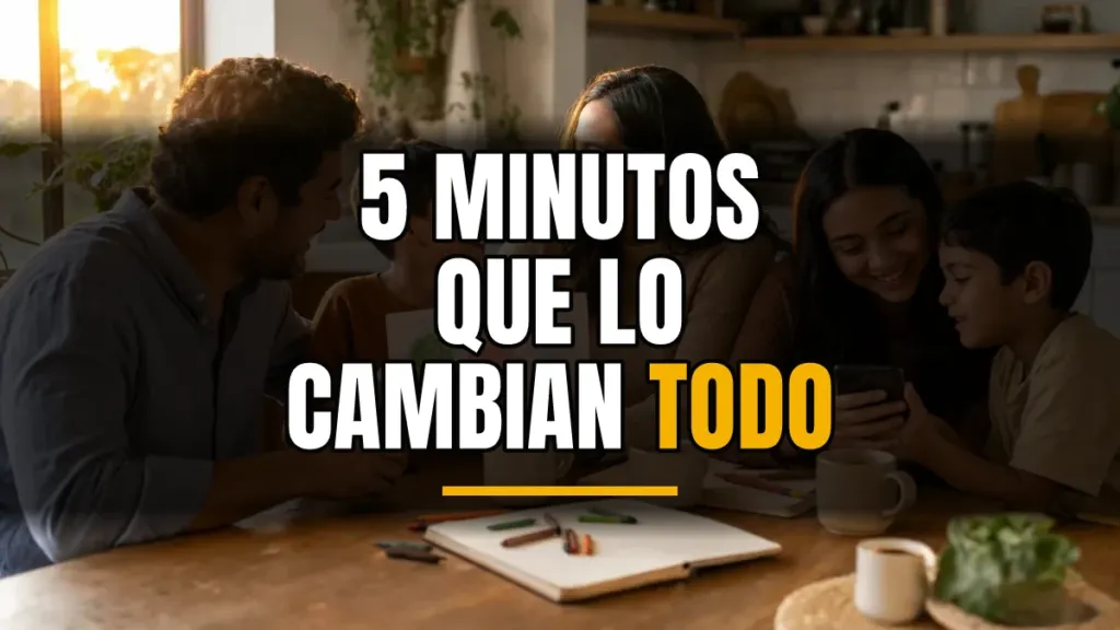 Cómo conectar con tu hijo en 5 minutos cuando no tienes tiempo