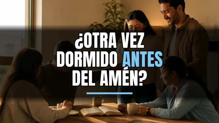 Me quedo dormido orando: causas y soluciones reales