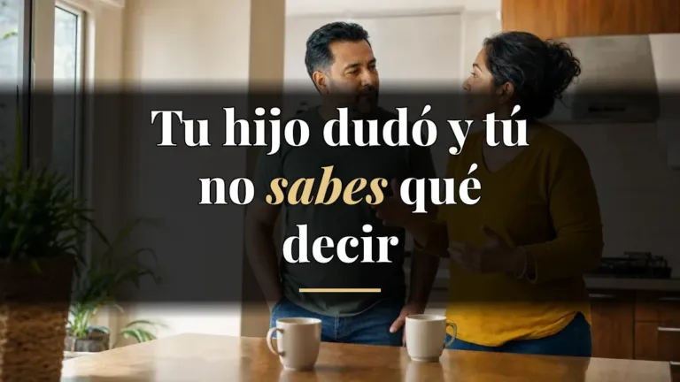 Mi hijo adolescente dice que no cree en Dios: ¿qué hacer?