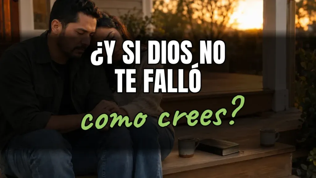 Siento que Dios me falló: ¿qué hago cuando me dicen que fue su voluntad?