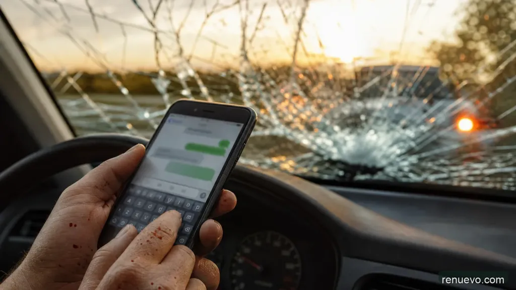 Podrá Este Brutal Anuncio De 30 Segundos Lograr Que Finalmente Cambies El Hábito De Revisar El Celular Mientras Conduces?