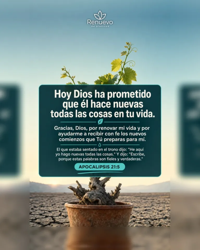 promesa-145-2f3a028a-3935-468b-ac6f-f09b79352c6a - Renuevo De Plenitud Él hace nuevas todas las cosas en tu vida (Apocalipsis 21:5)