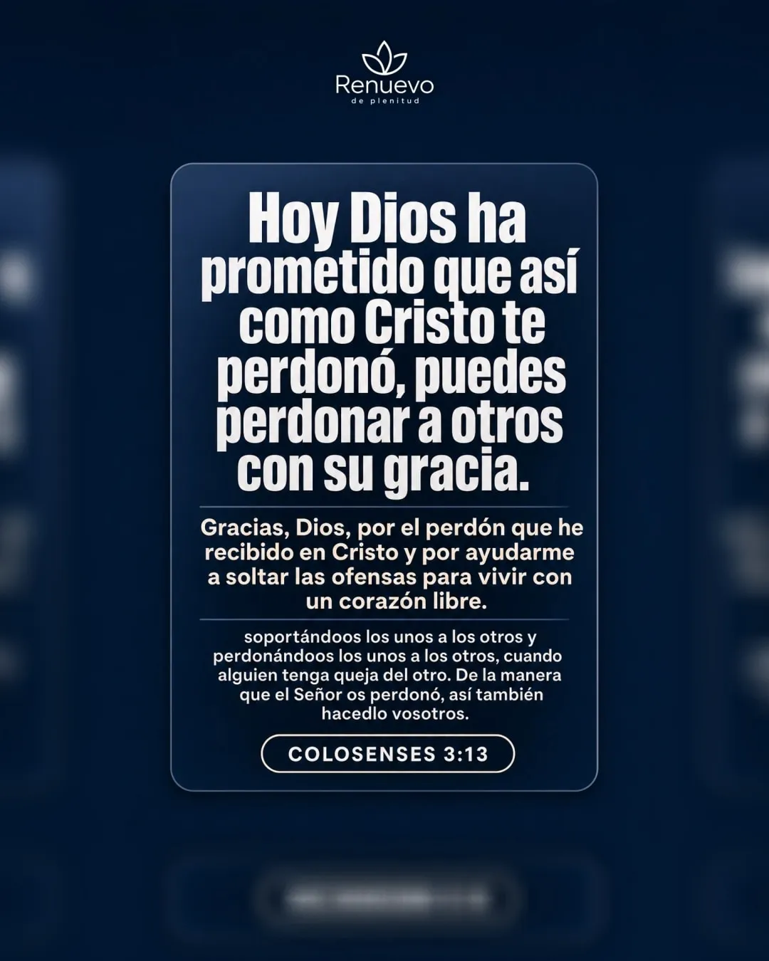 promesa-146-09ec57eb-c245-44c3-a68c-2103bf6786ff - Renuevo De Plenitud así como Cristo te perdonó, puedes perdonar a otros con su gracia (Colosenses 3:13)