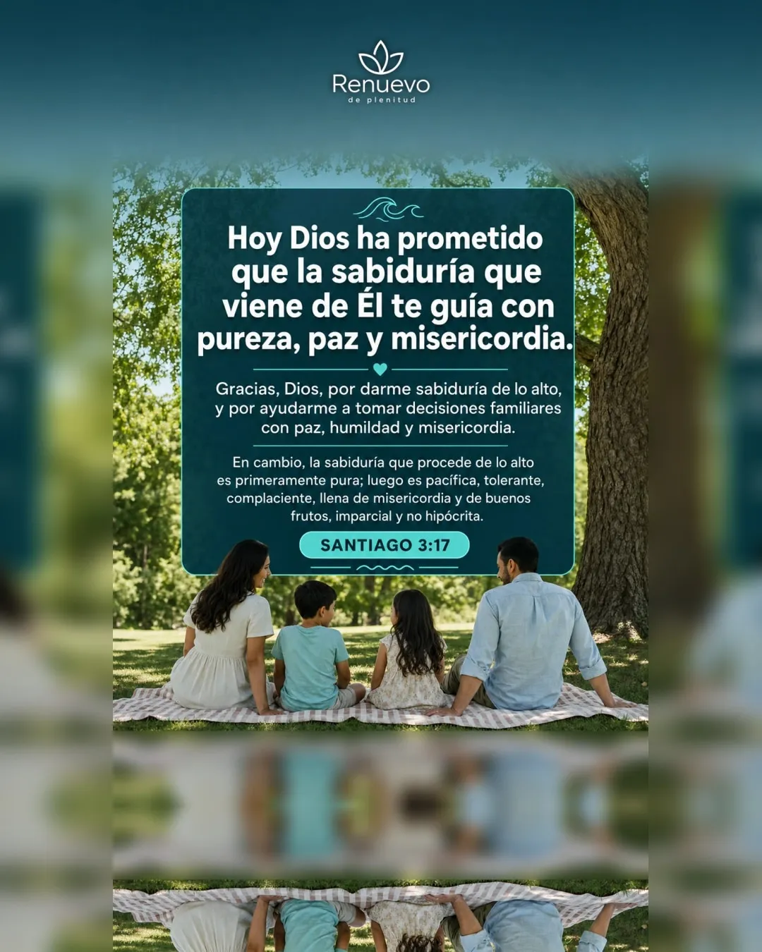 promesa-165-2d9accfe-844f-4b87-84f9-8d8f1777dbfb - Renuevo De Plenitud la sabiduría que viene de Él te guía con pureza, paz y misericordia (Santiago 3:17)