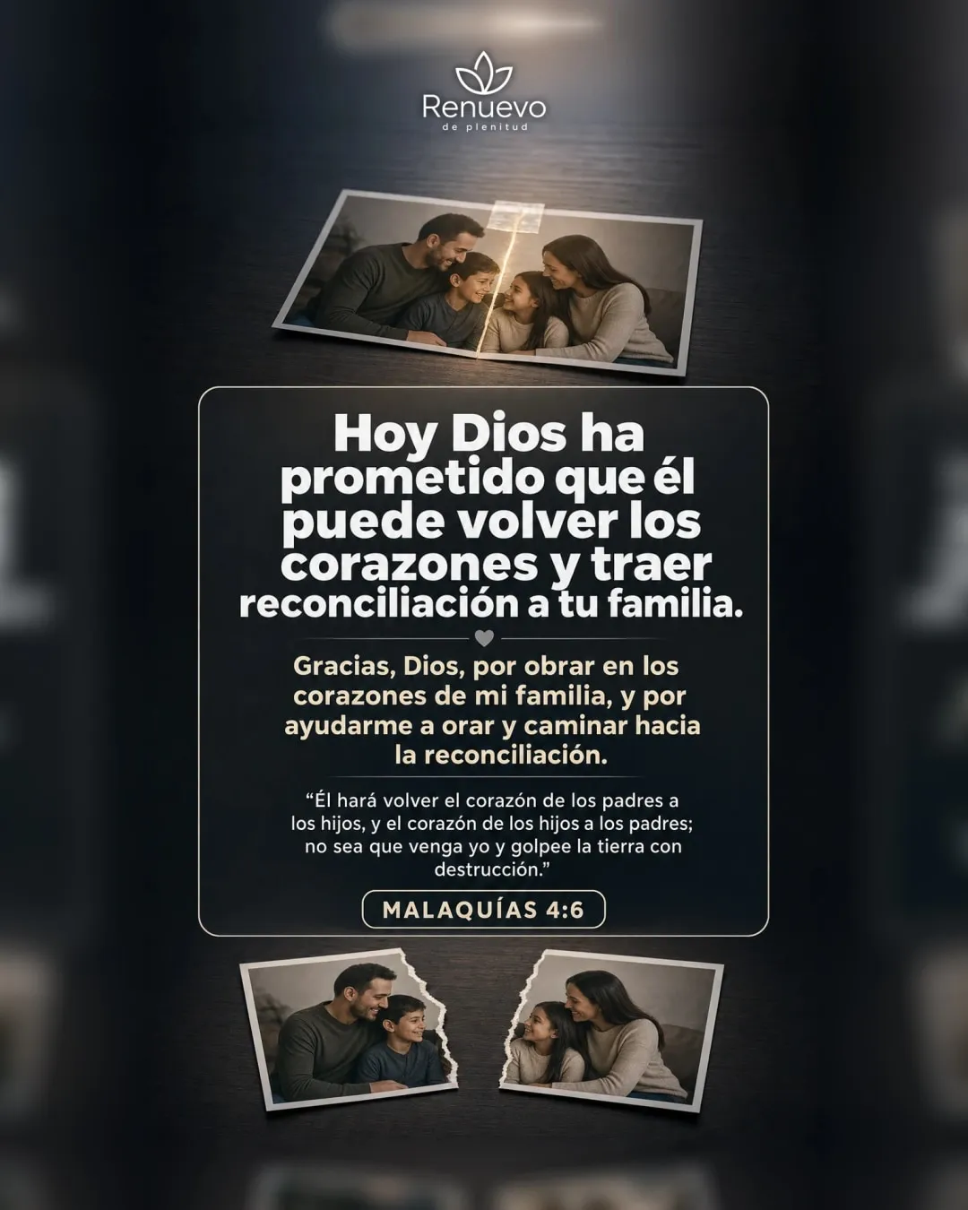 promesa-167-9596c29a-f681-481f-bc4c-5df94d814fad - Renuevo De Plenitud Él puede volver los corazones y traer reconciliación a tu familia (Malaquías 4:6)