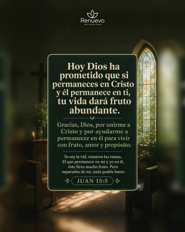 promesa-177-fb8867c3-b264-405c-8834-c1ab9941b24a - Renuevo De Plenitud si permaneces en Cristo y él permanece en ti, tu vida dará fruto abundante (Juan 15:5)