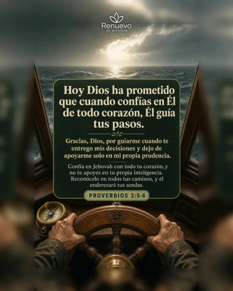 promesa-75-b2971b3b-f51b-4dc7-91a4-41f76e5c3dee - Renuevo De Plenitud cuando confías en Él de todo corazón, Él guía tus pasos (Proverbios 3:5-6)
