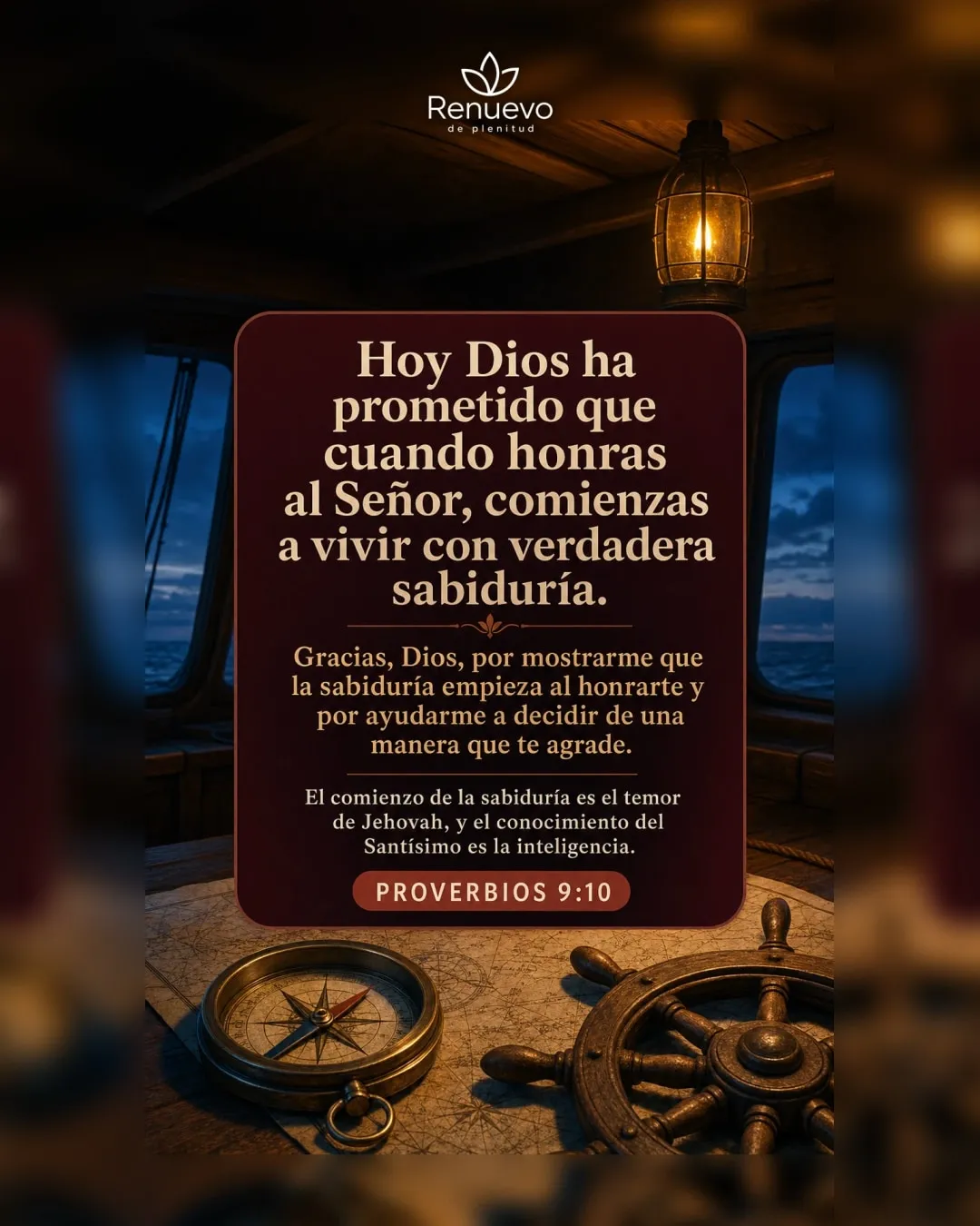 cuando honras al Señor, comienzas a vivir con verdadera sabiduría (Proverbios 9:10)