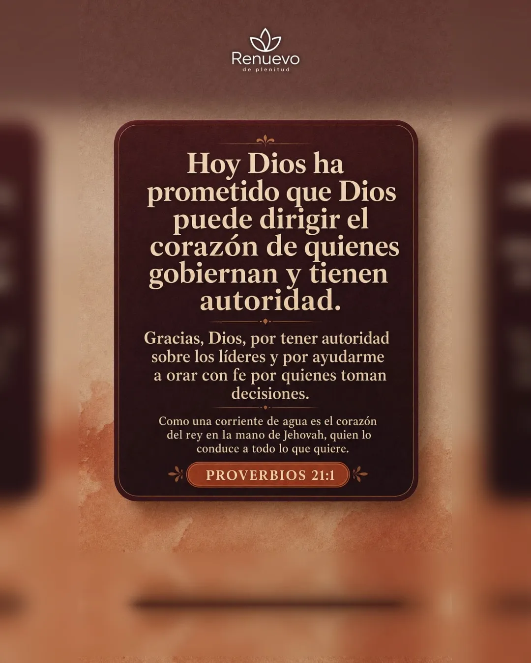 Dios puede dirigir el corazón de quienes gobiernan y tienen autoridad (Proverbios 21:1)