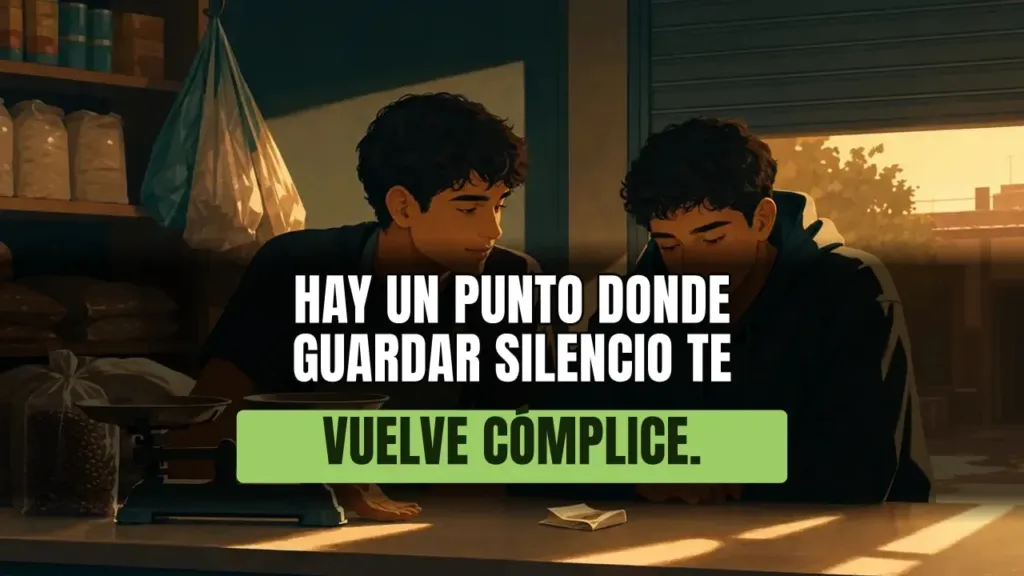 La balanza inclinada: callar la falta de tu amigo no lo salva