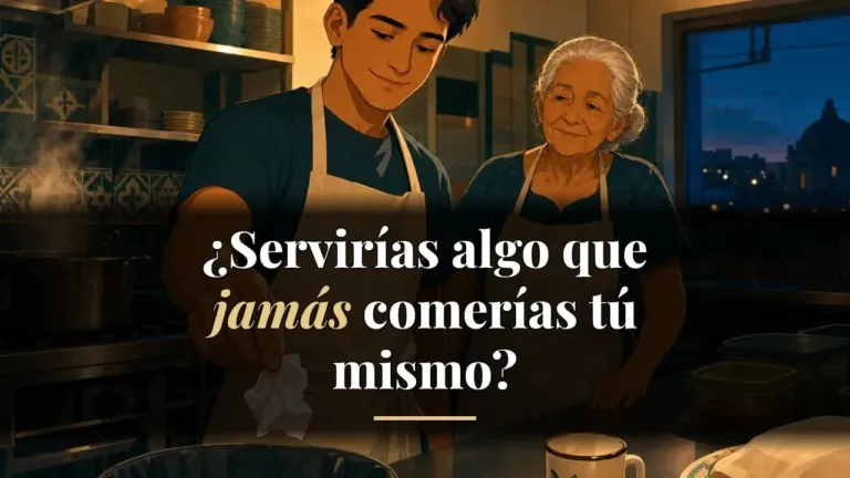 ¿Servirías con la cámara apagada lo que esconde la etiqueta vencida?