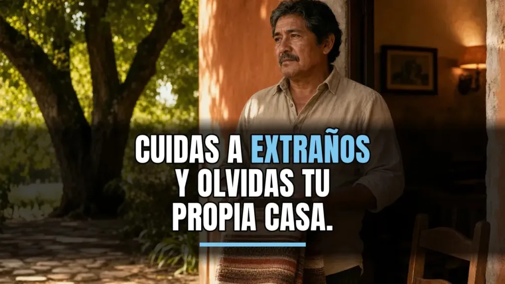Ayudar afuera no te excusa: en casa te esperan con un mañana