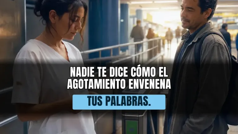La barra del torniquete: no descargues tu cansancio en quien tropieza