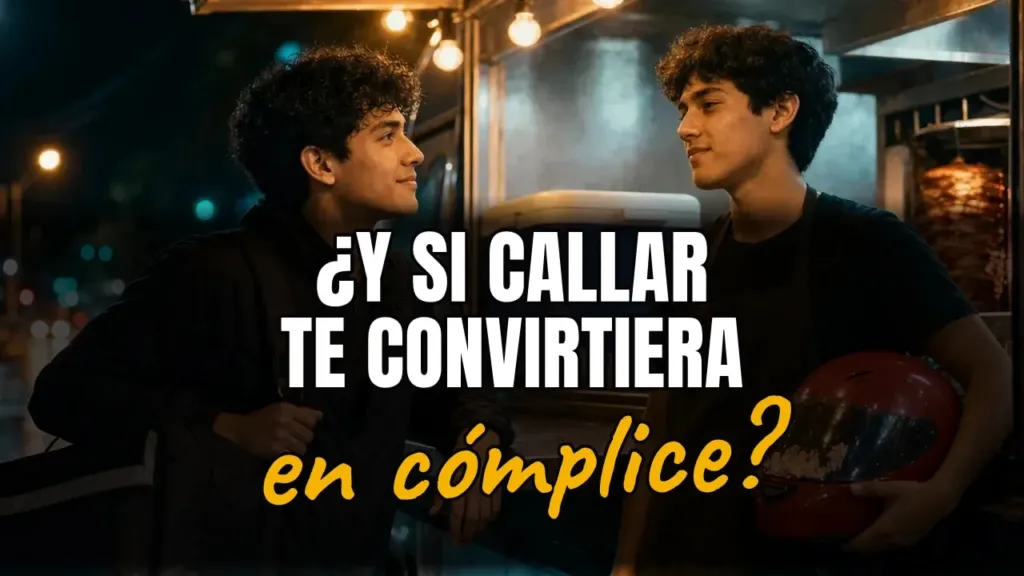Tu silencio cuesta barato, pero hunde al amigo acusado sin culpa