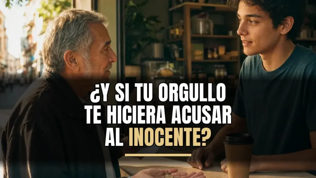 ¿Acusaste sin estar seguro y ahora callas para no perder tu orgullo?