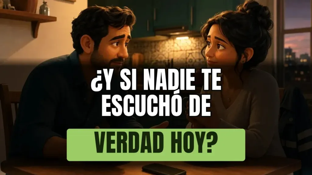 Estar cerca no basta: escucha hoy antes de que el otro se vaya