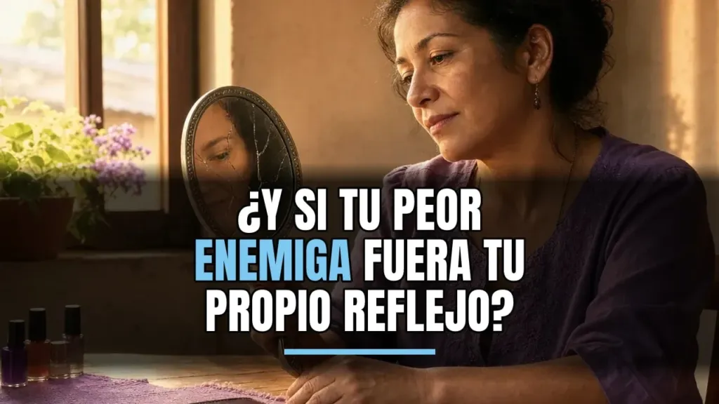 El espejo agrietado: suelta el rencor que endurece tu rostro