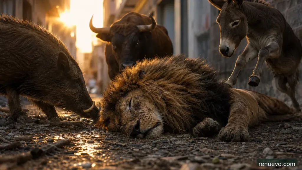Reflexiones – El León Moribundo