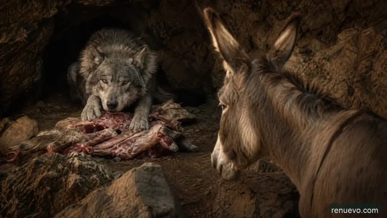 Reflexiones  –  El Lobo y El Asno