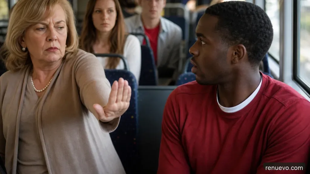 Señora Dijo «No Me Sentaré Al Lado De Un Negro». Recibió Lo Que Se Merecía